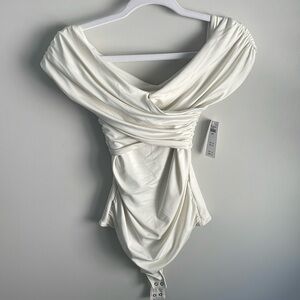 A&F Sleek Seamless Ruched Wrap Bodysuit